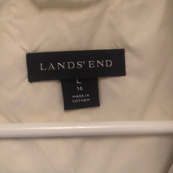 Land’s End ivory vest - Picture 2 of 5